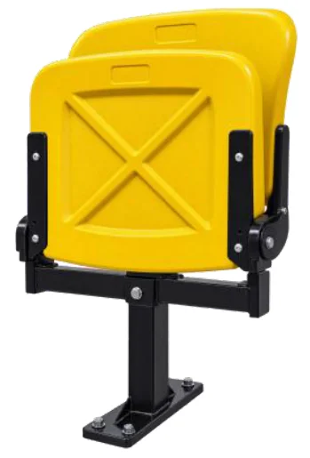 Kursi Tribun Dengan Dudukan Lipat Kursi Lipat Tetap (Fixed Flip Seat)