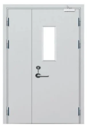 ASIMETRIS STEEL DOOR (Motif Kayu)