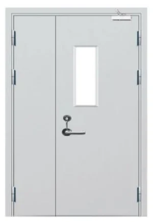 ASIMETRIS STEEL DOOR (Motif Kayu)