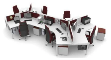 Workstation Kantor — Referensi 172-2